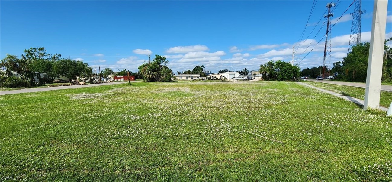 a view of an outdoor space and yard