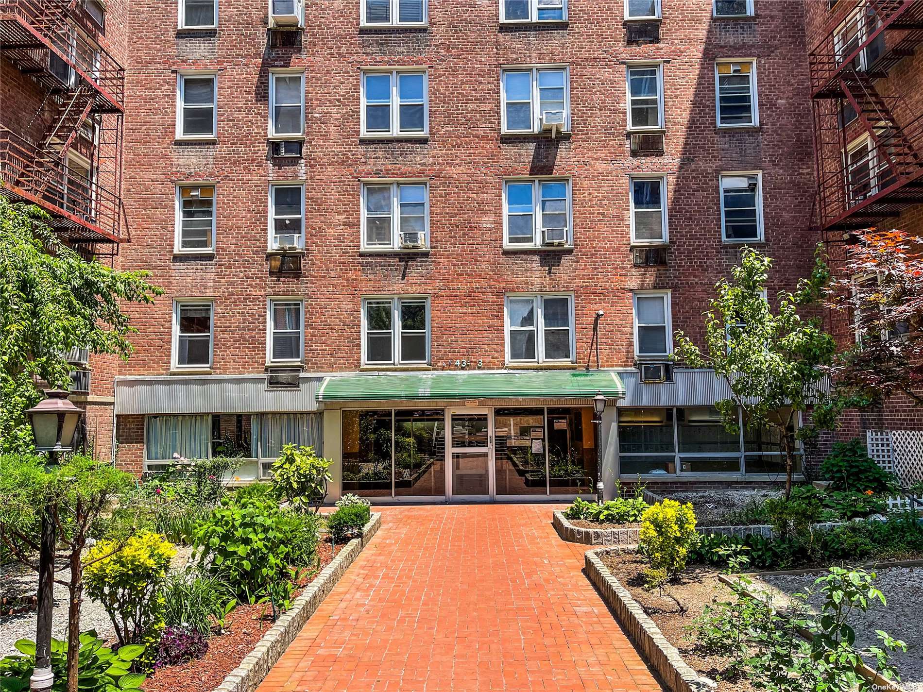 front view of an apartment building