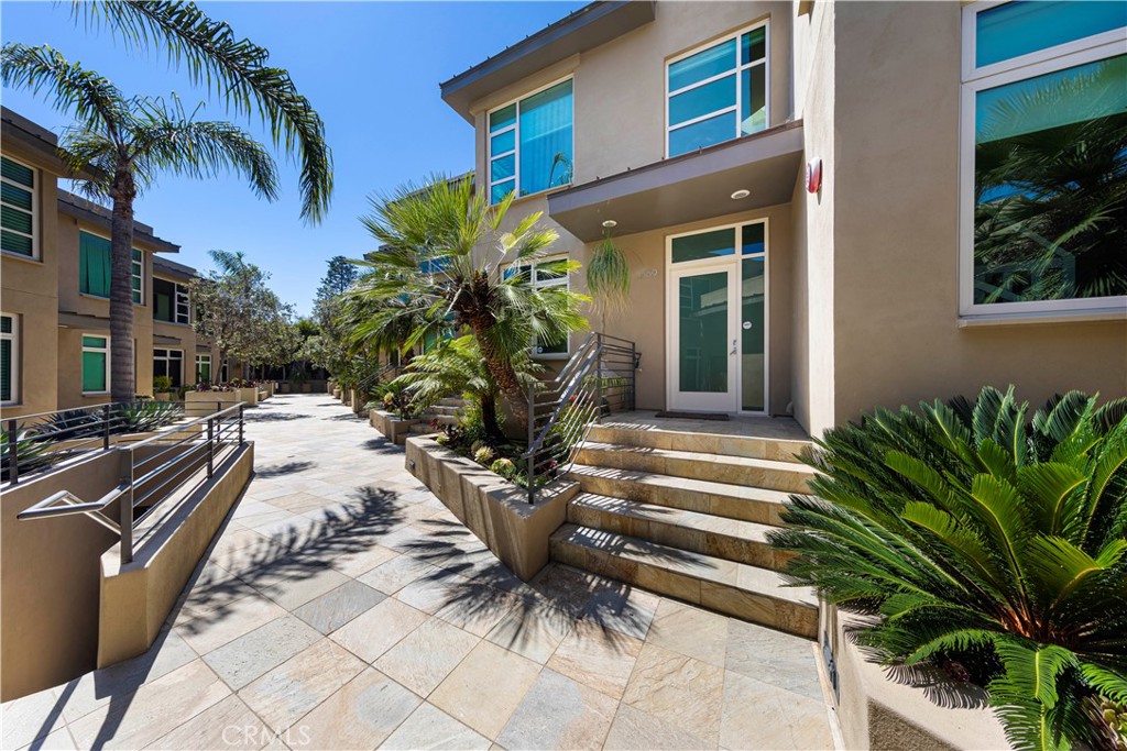 a view of a house with a patio