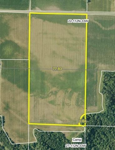 $1 | 80-acres 80-acres Farmland Camp | Camp Township - Renville County