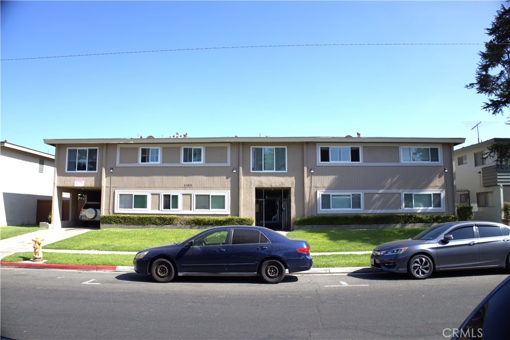 a car parked in front of a house