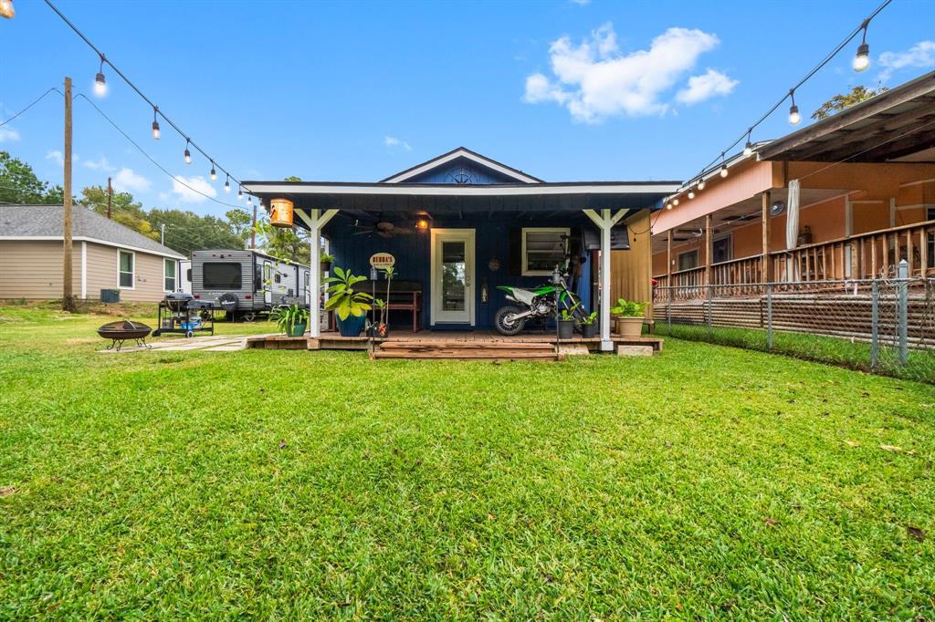 View of the back of the home from the lake