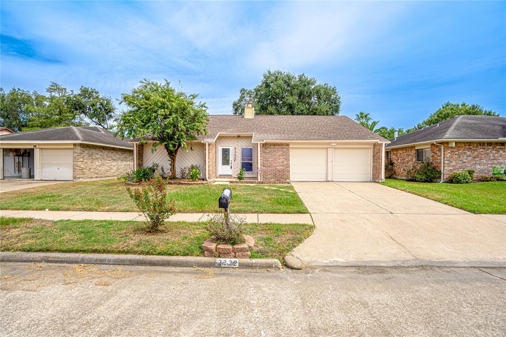 front view of house with a yard