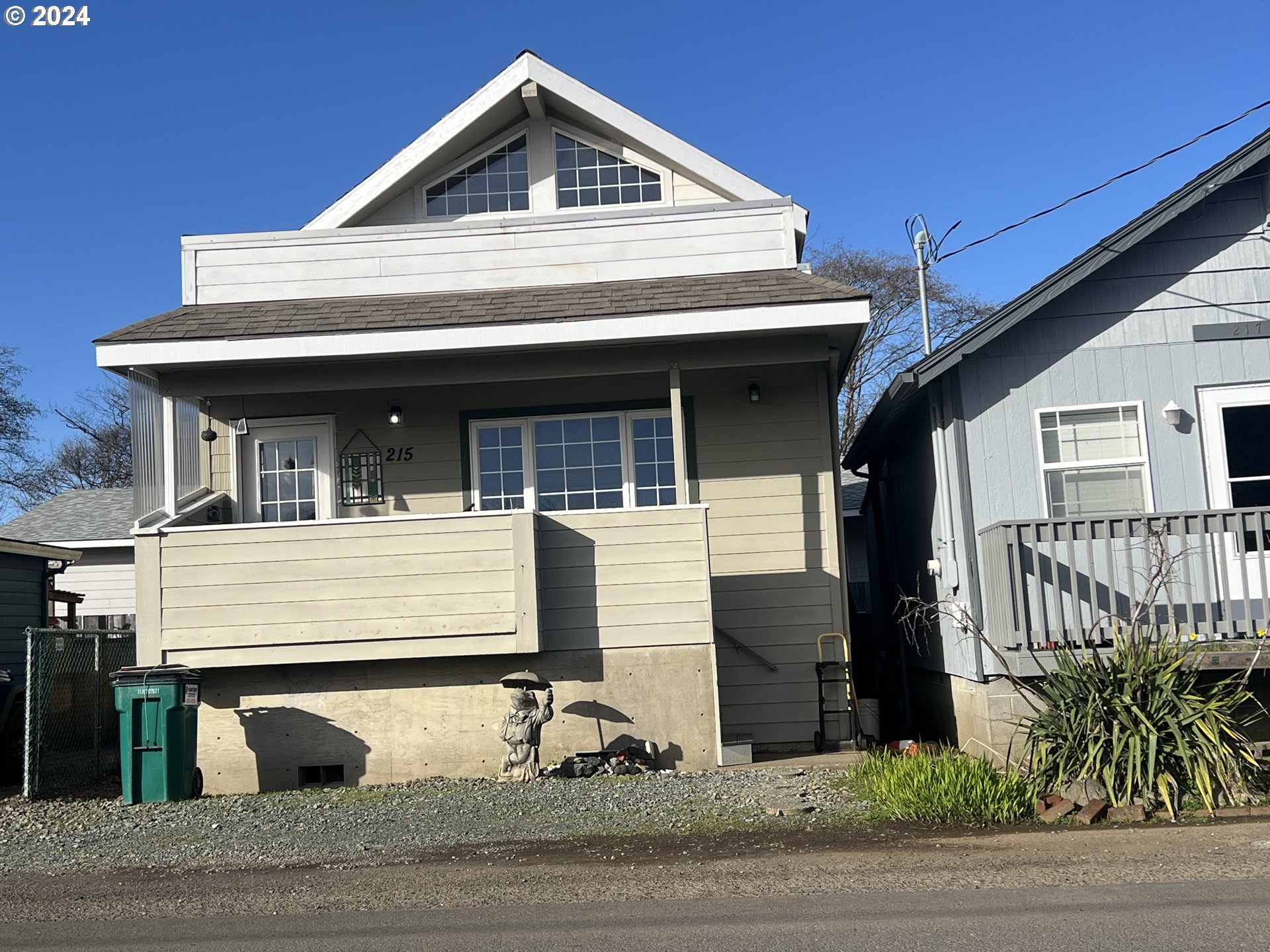 a view of a house with a patio