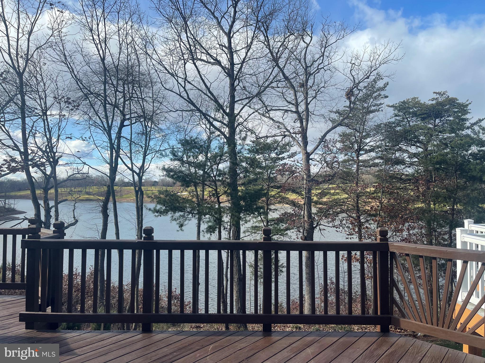 Just before the snow! View from kitchen!!