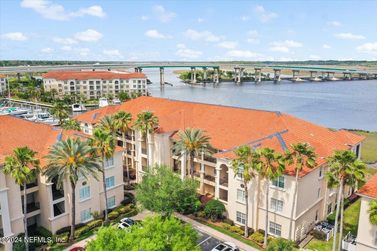 Aerial view front of condo