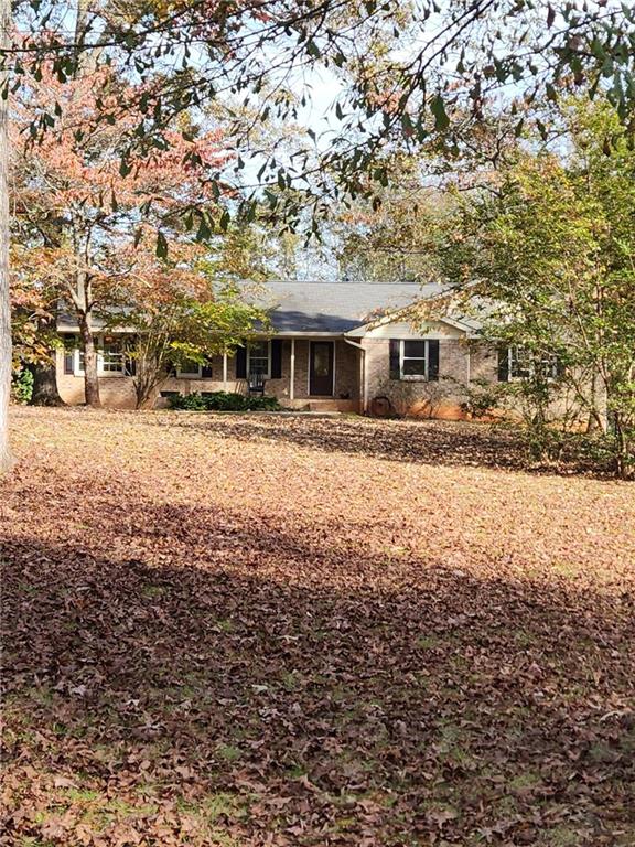 front view of house with yard