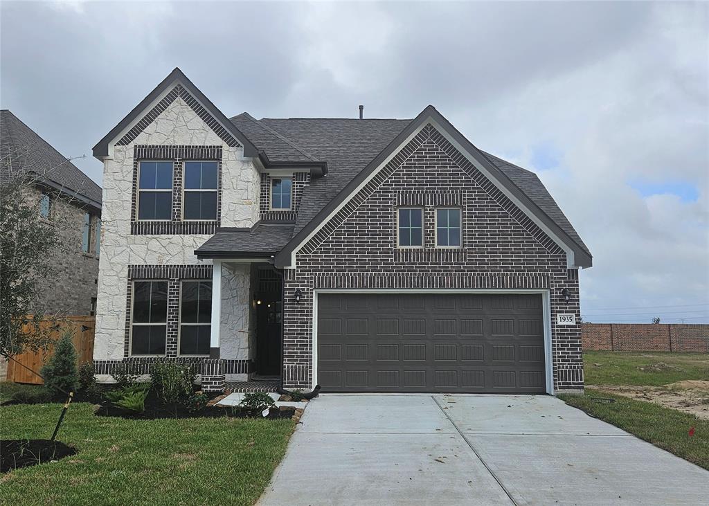 Stunning Palmer II home design by K. Hovnanian Homes with elevation A in beautiful Windrose Green.