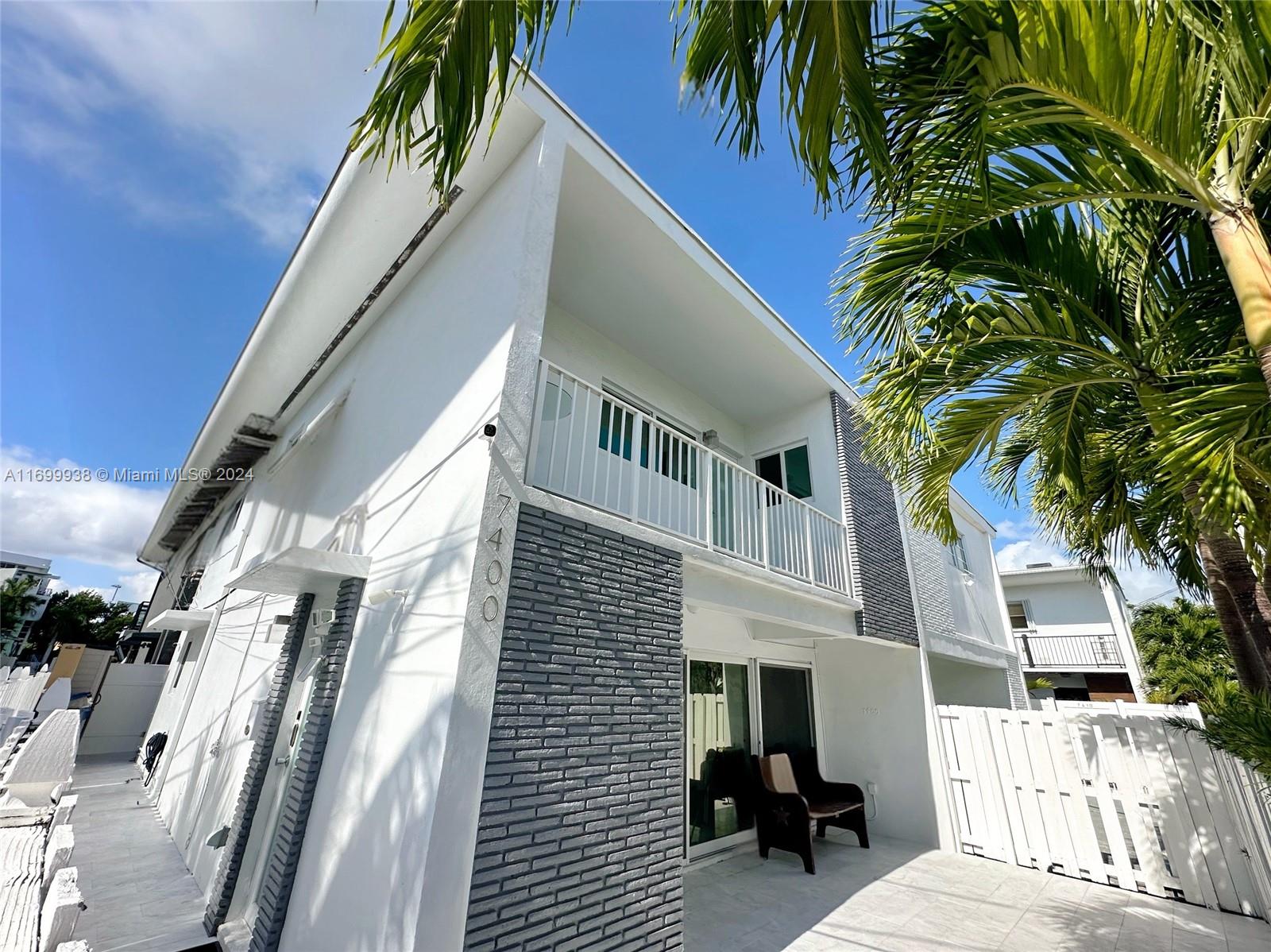 a view of a house with a patio