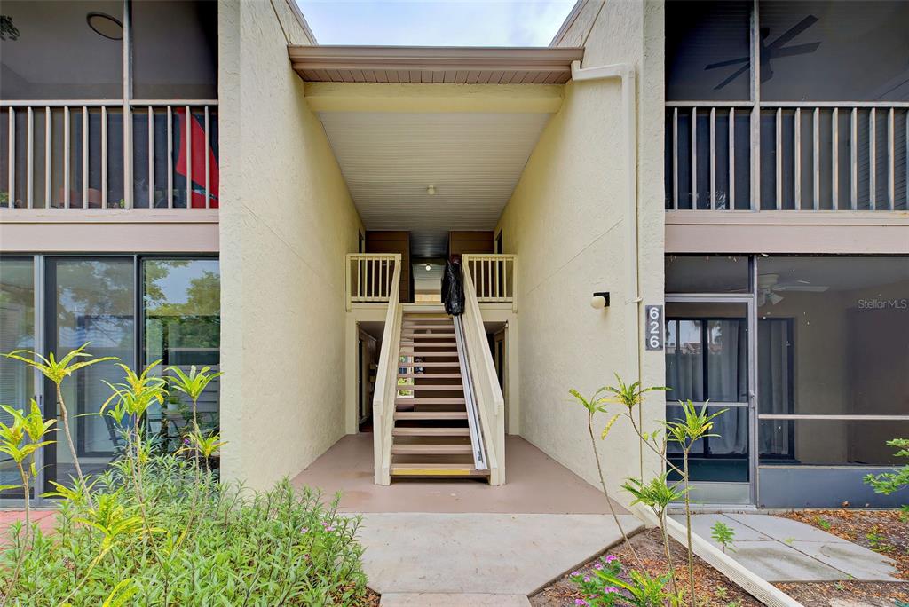 a view of balcony and deck