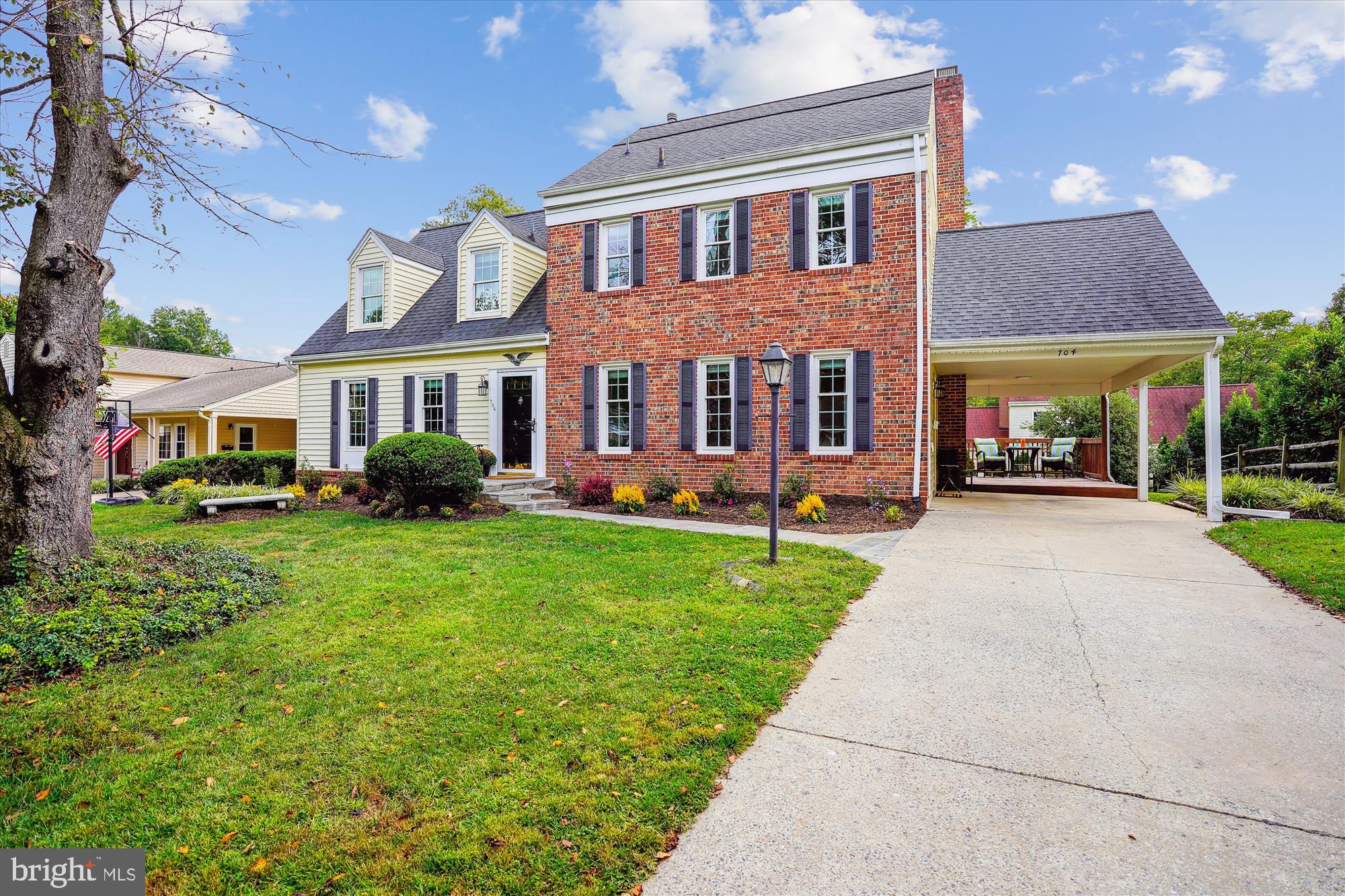 Front Elevation and Carport