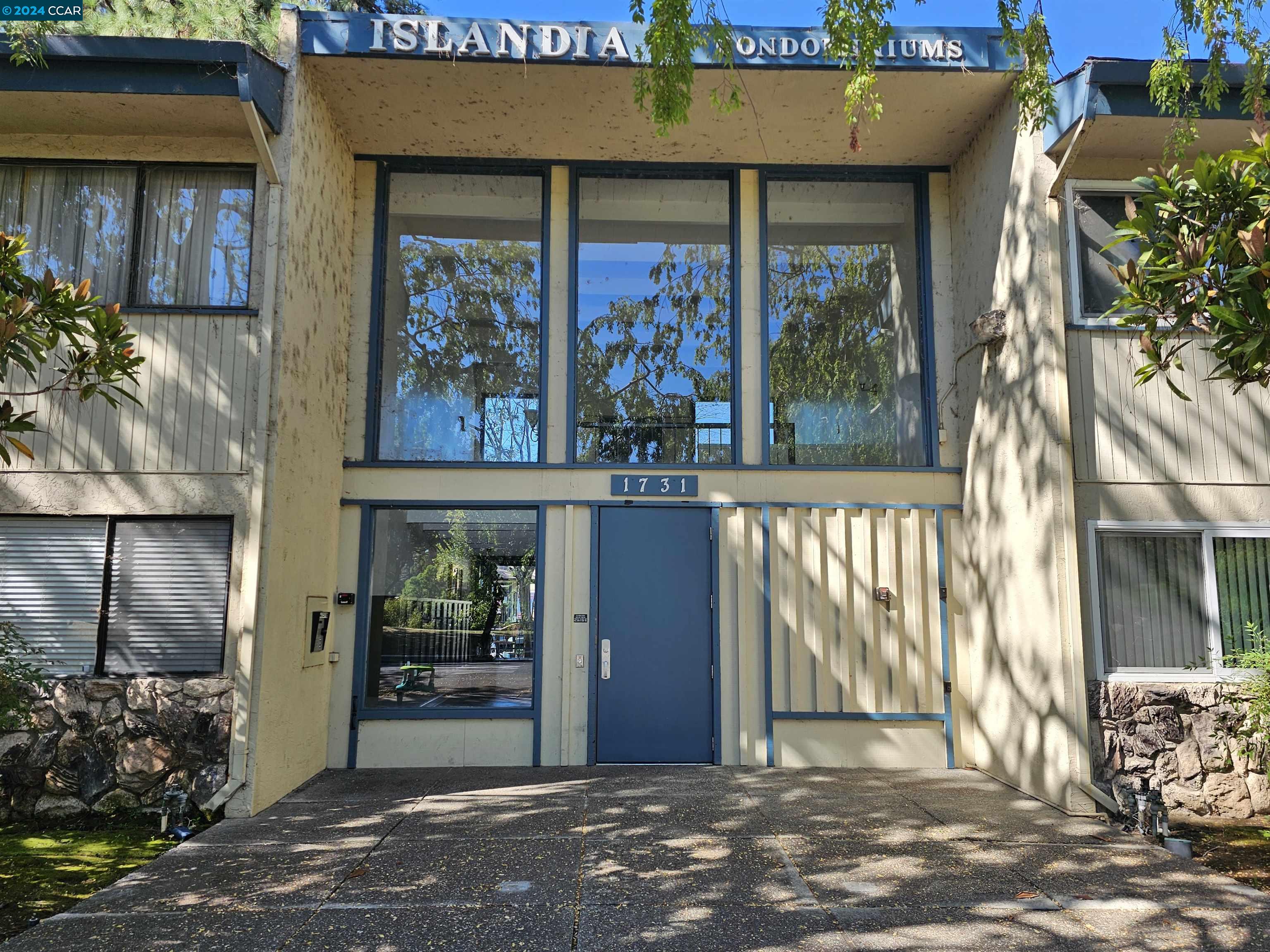 a view of a front door of the house