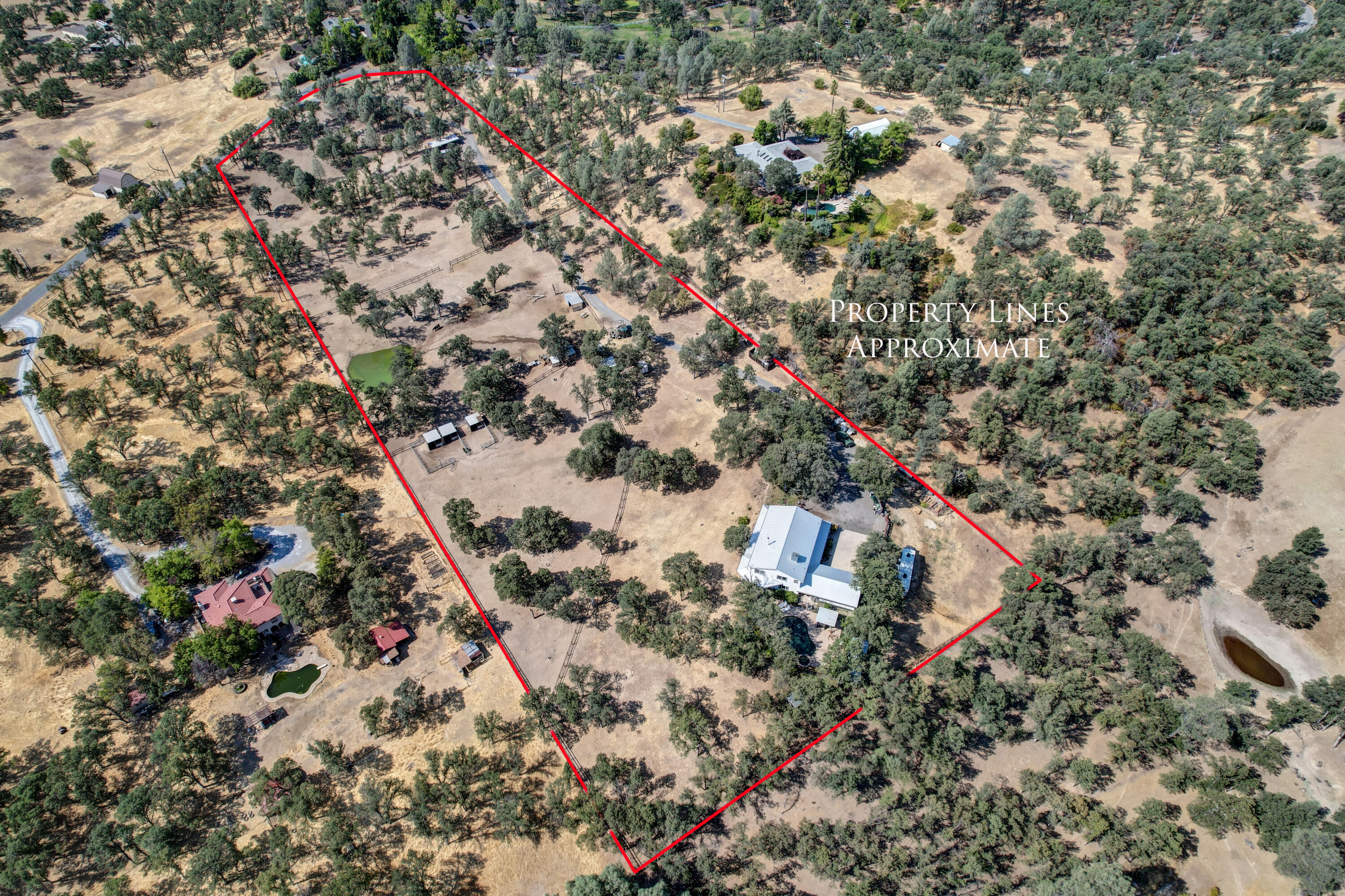 Aerial view of whole property