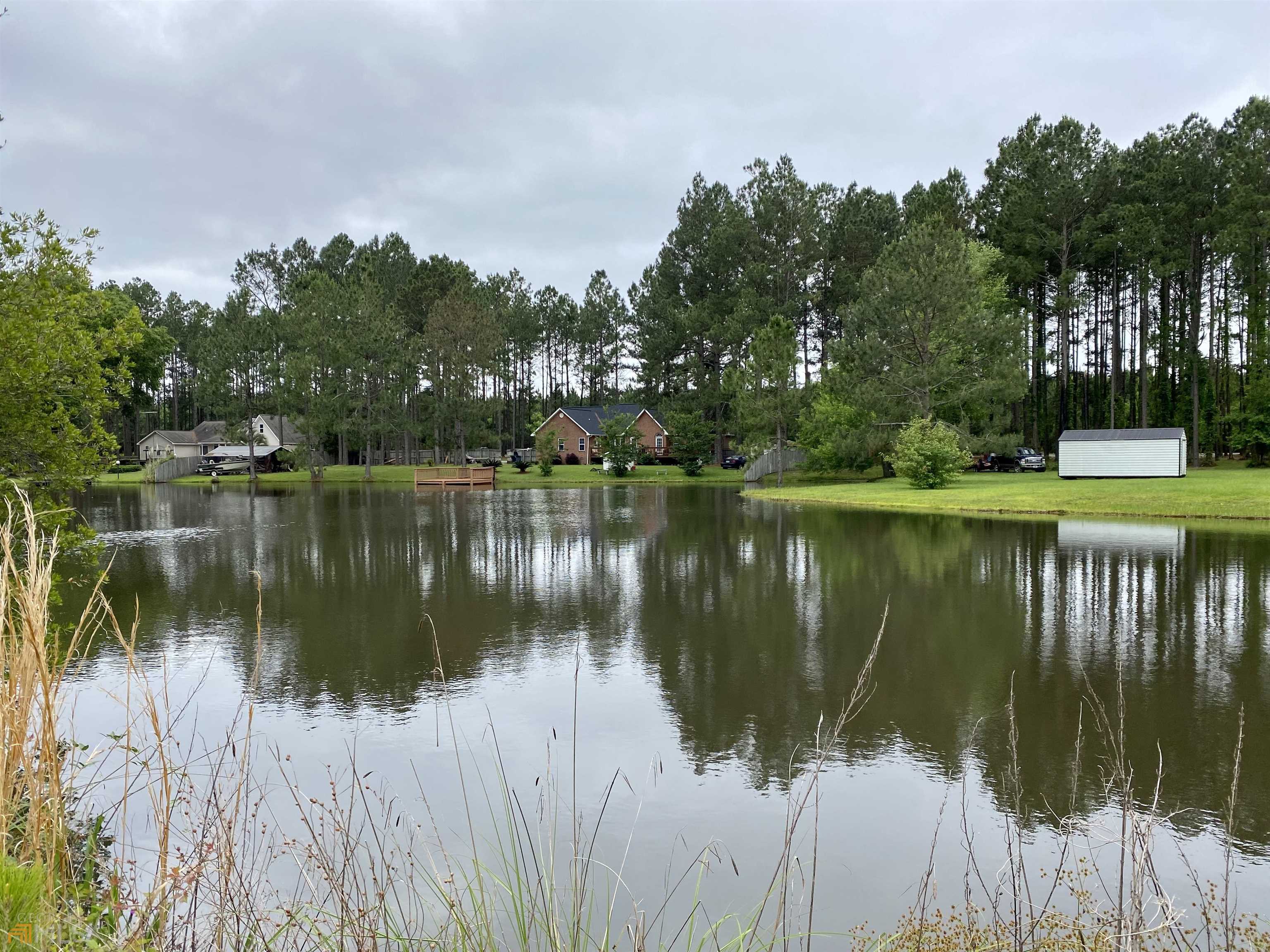 a lake view