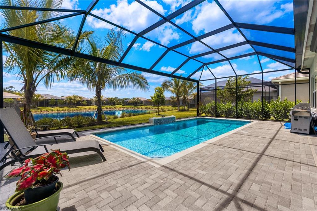 Enjoy the good life here! Saltwater, heated, 6' deep and 30' length pool with auto fill.