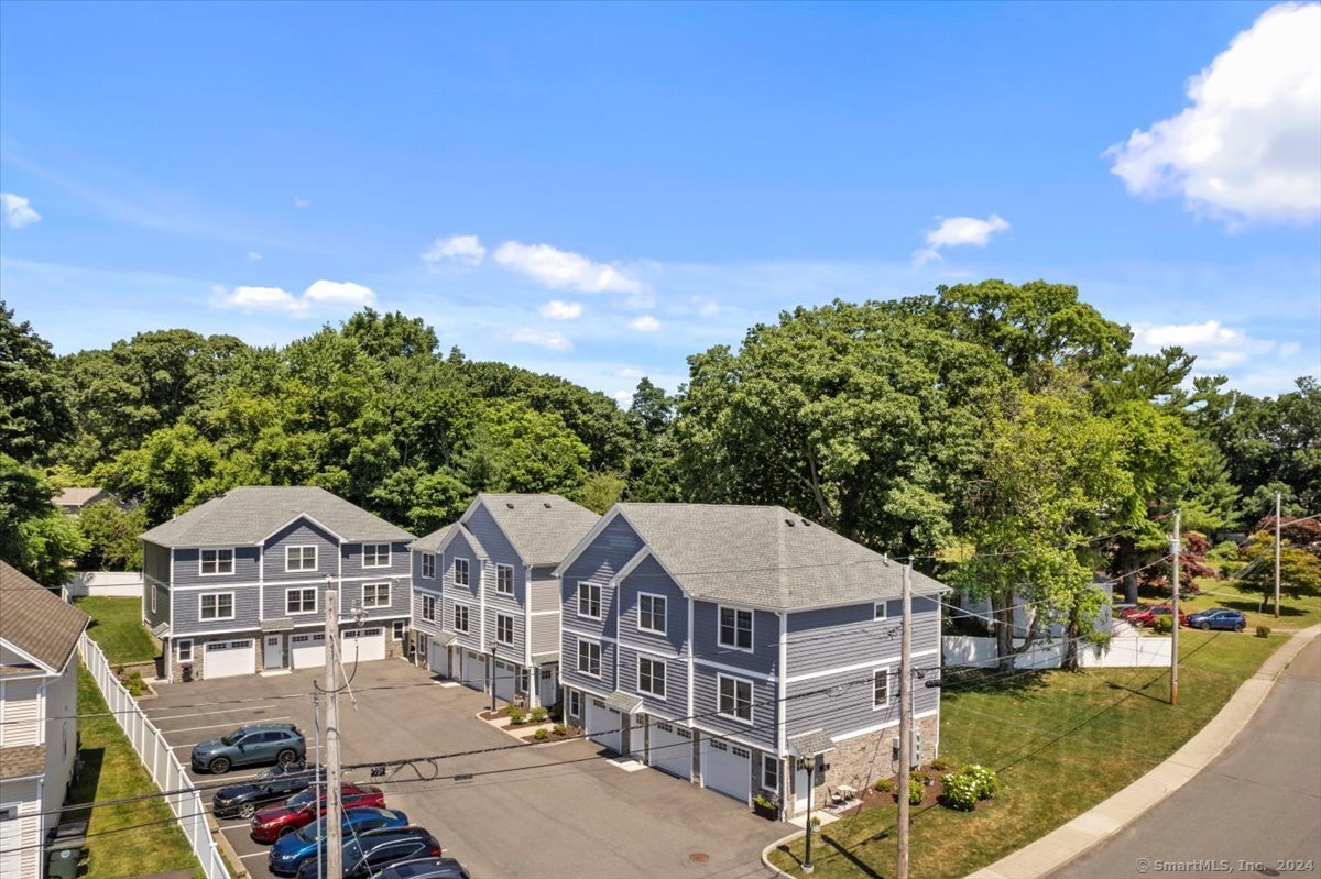 a view of a house with roof deck