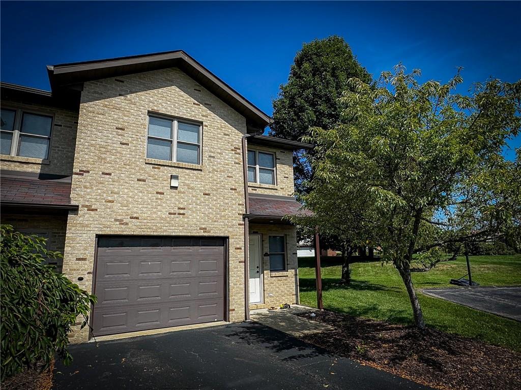 Two story brick townhome