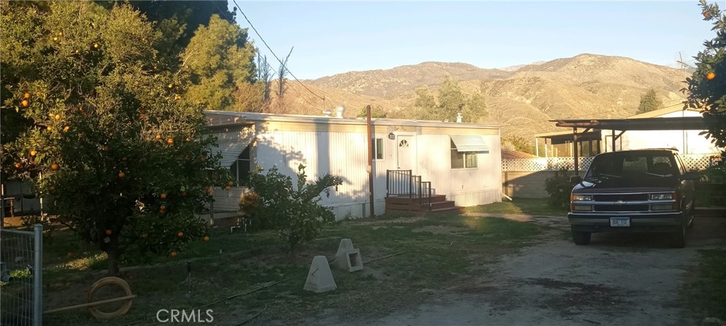 a view of a terrace with a garden