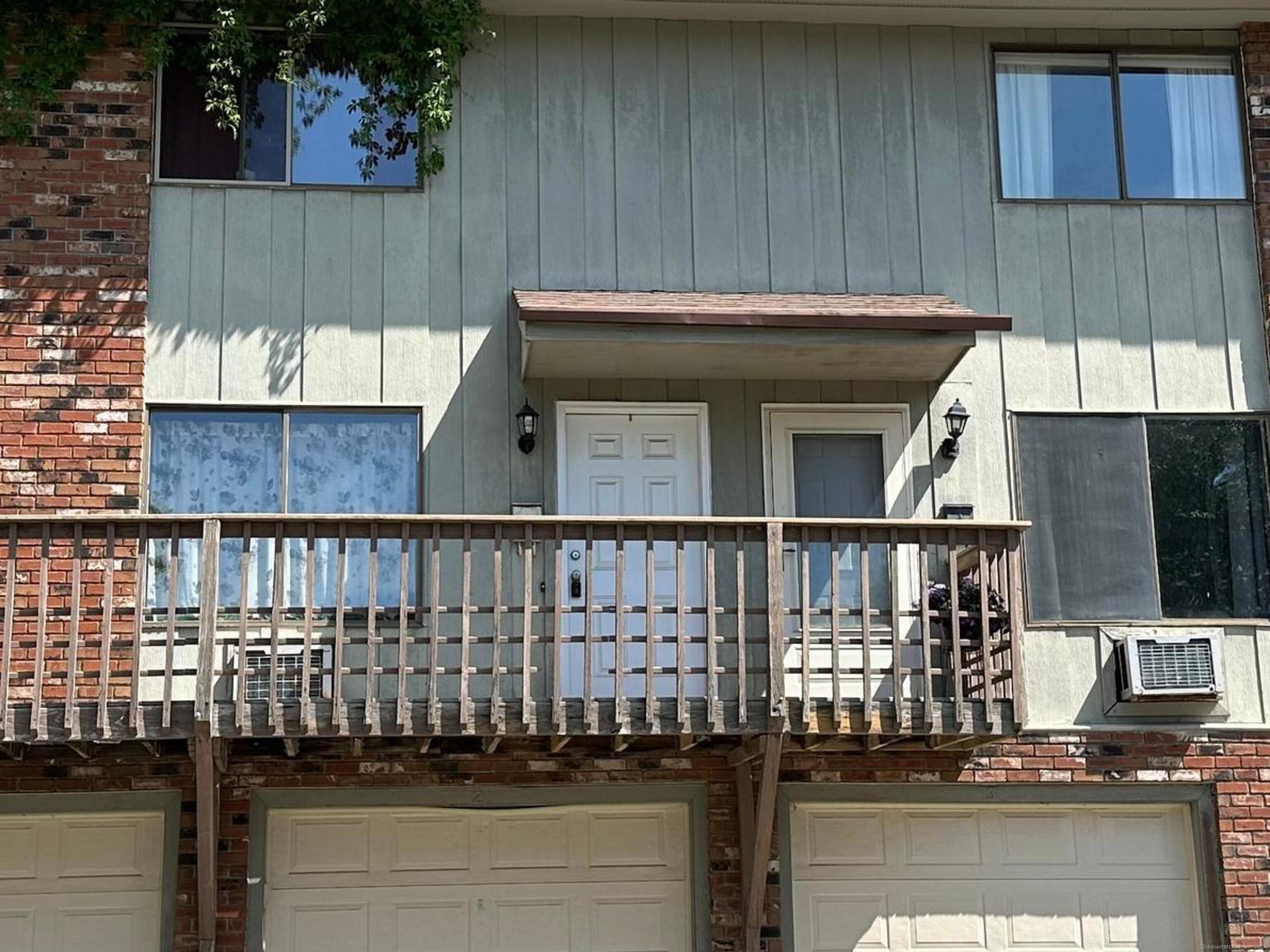 a view of a balcony