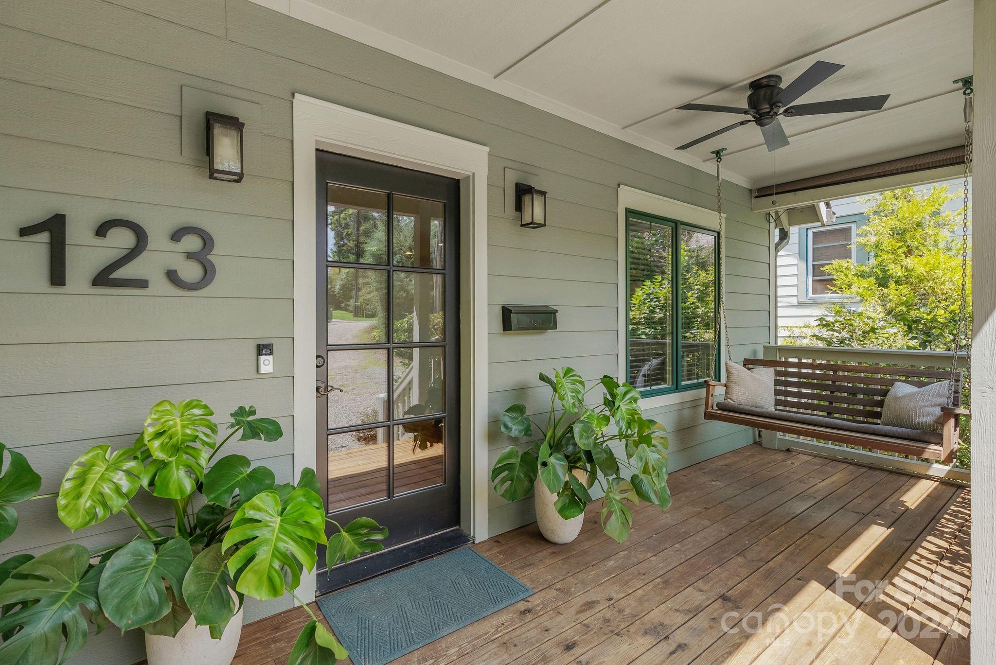 a view of a entryway door front of the house