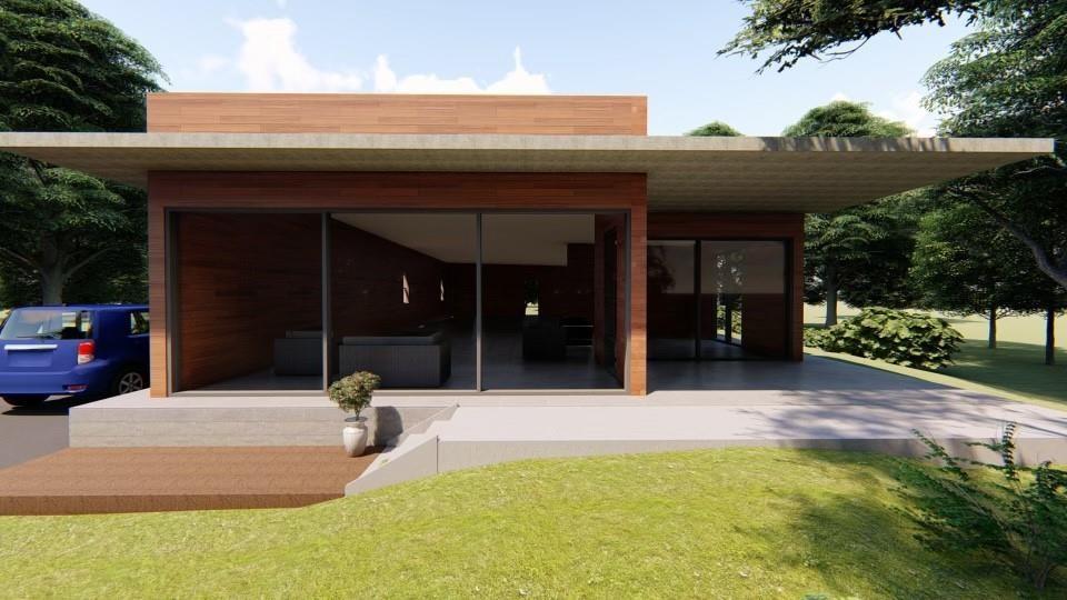 a view of a house with a patio