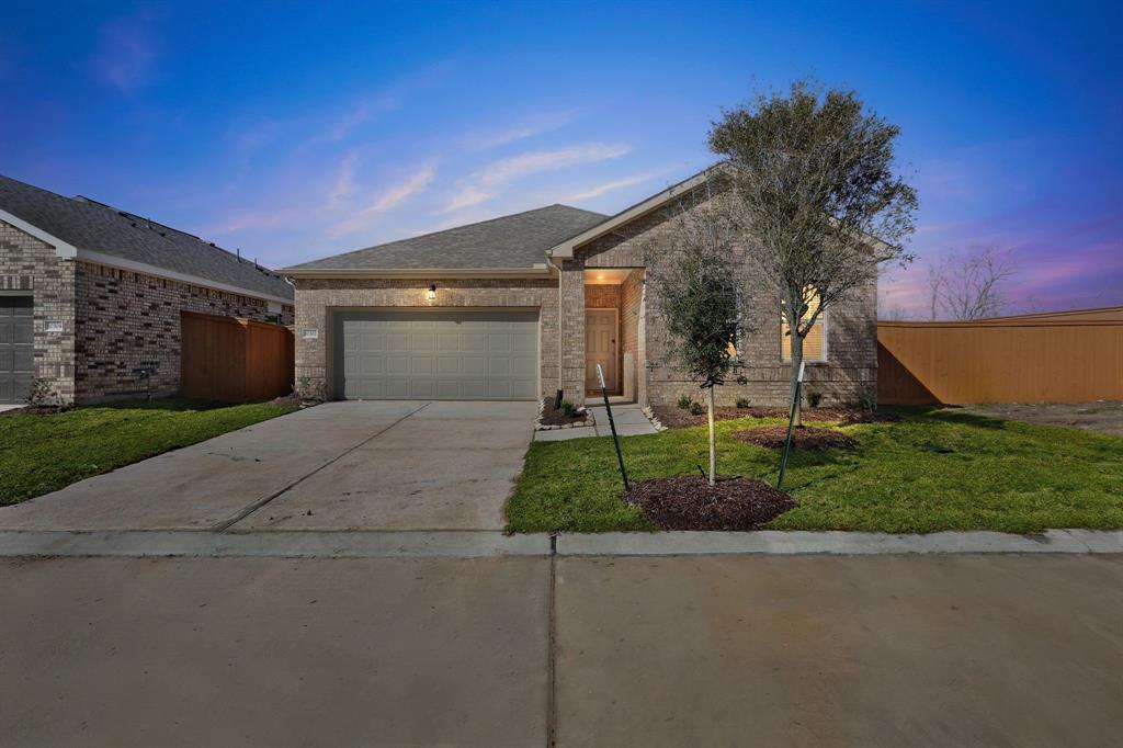 a view of a house with a patio