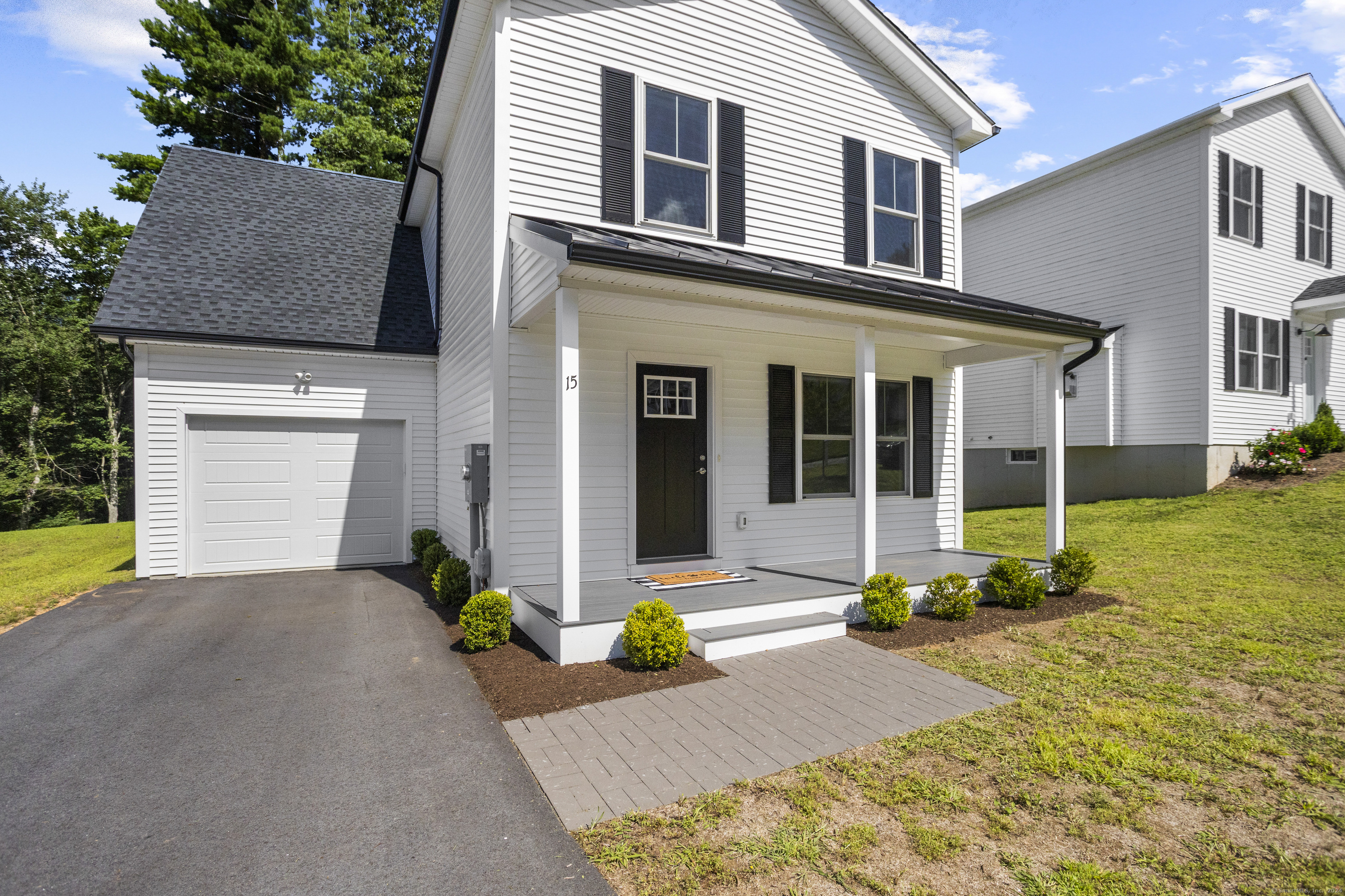 Welcoming front porch