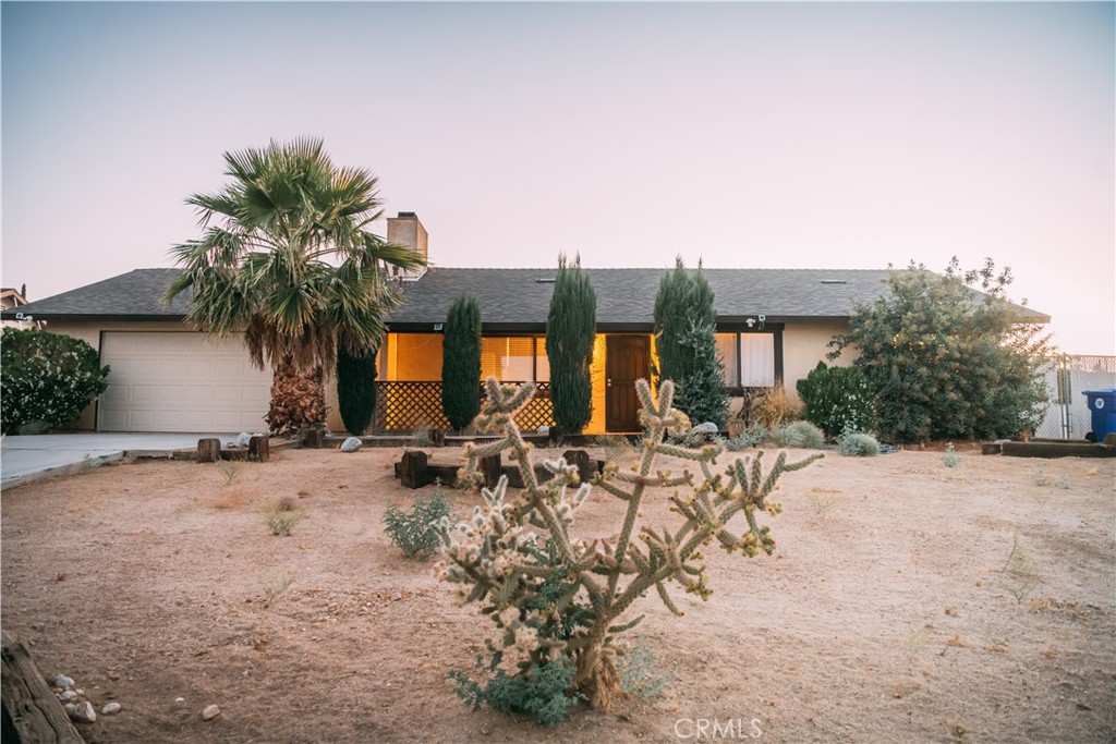 a view of a house with a patio