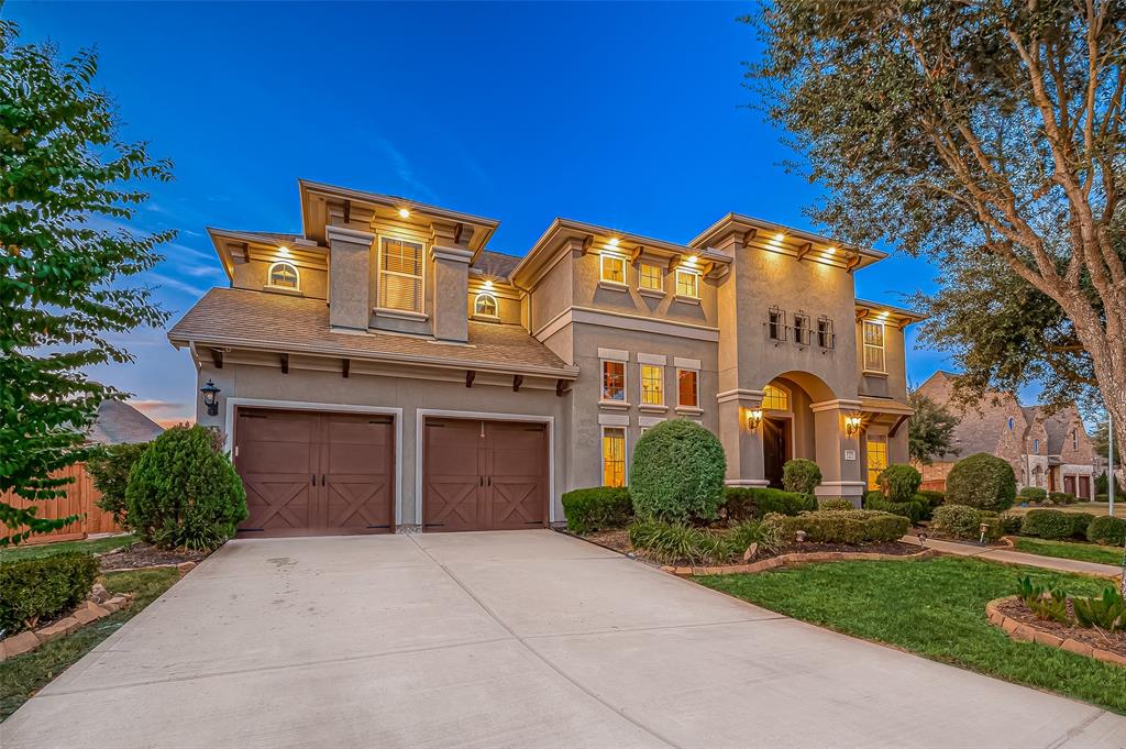 Welcome to this stunning 3-story residence, located in the prestigious Aliana community, perfect for large or multi-generational families. This expansive 3 STORY home offers over 5,000 square feet of living space, featuring 5 bedrooms/5.5 bath ( 2 PRIMARY BEDROOMS)  filled with luxury finishes and thoughtful details throughout.