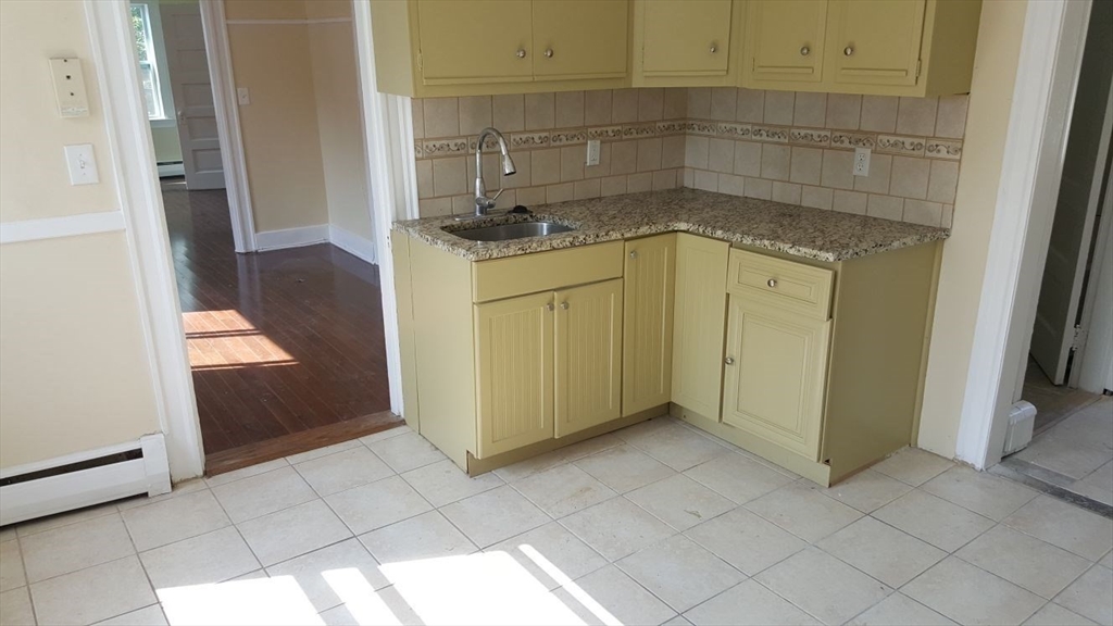 a kitchen with a sink