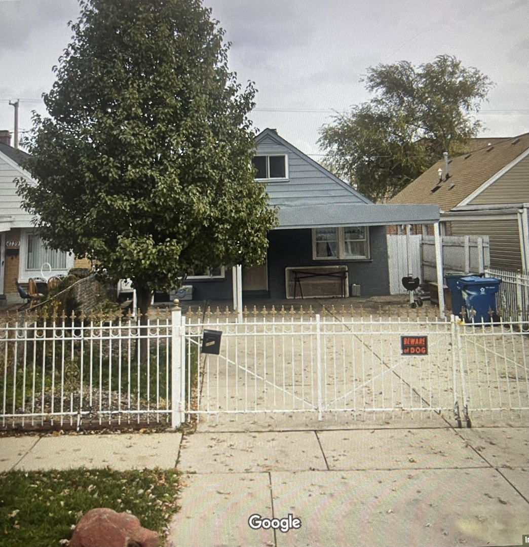 a view of a house with a patio