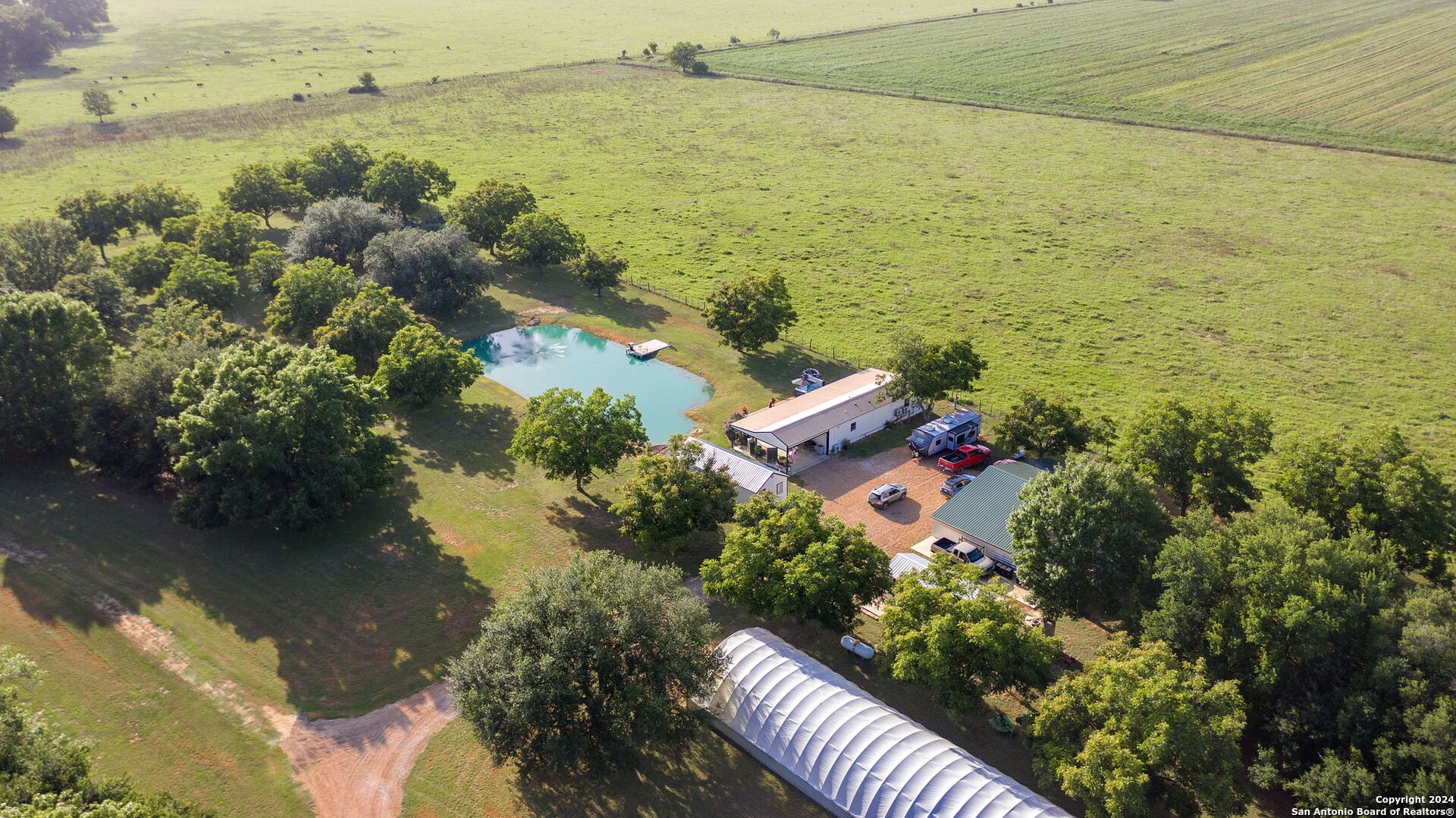 an aerial view of ocean house swimming pool and outdoor space