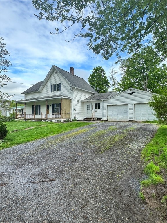 Two story home with attached two car garage