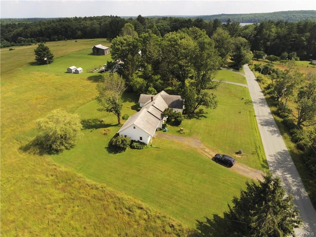 Drone / aerial view with a rural view