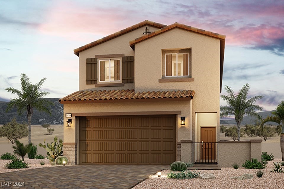 Plan 2114 - Tuscan Elevation ~ Rendering ~