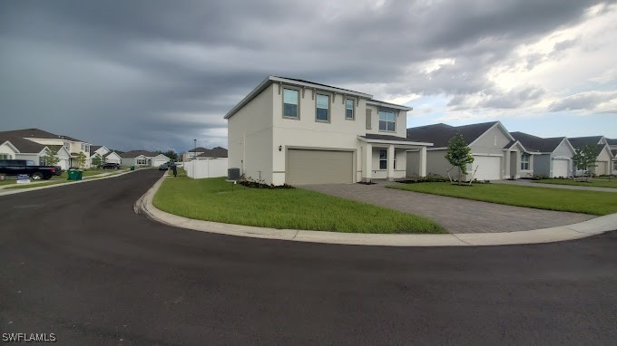 a view of a house with a outdoor space