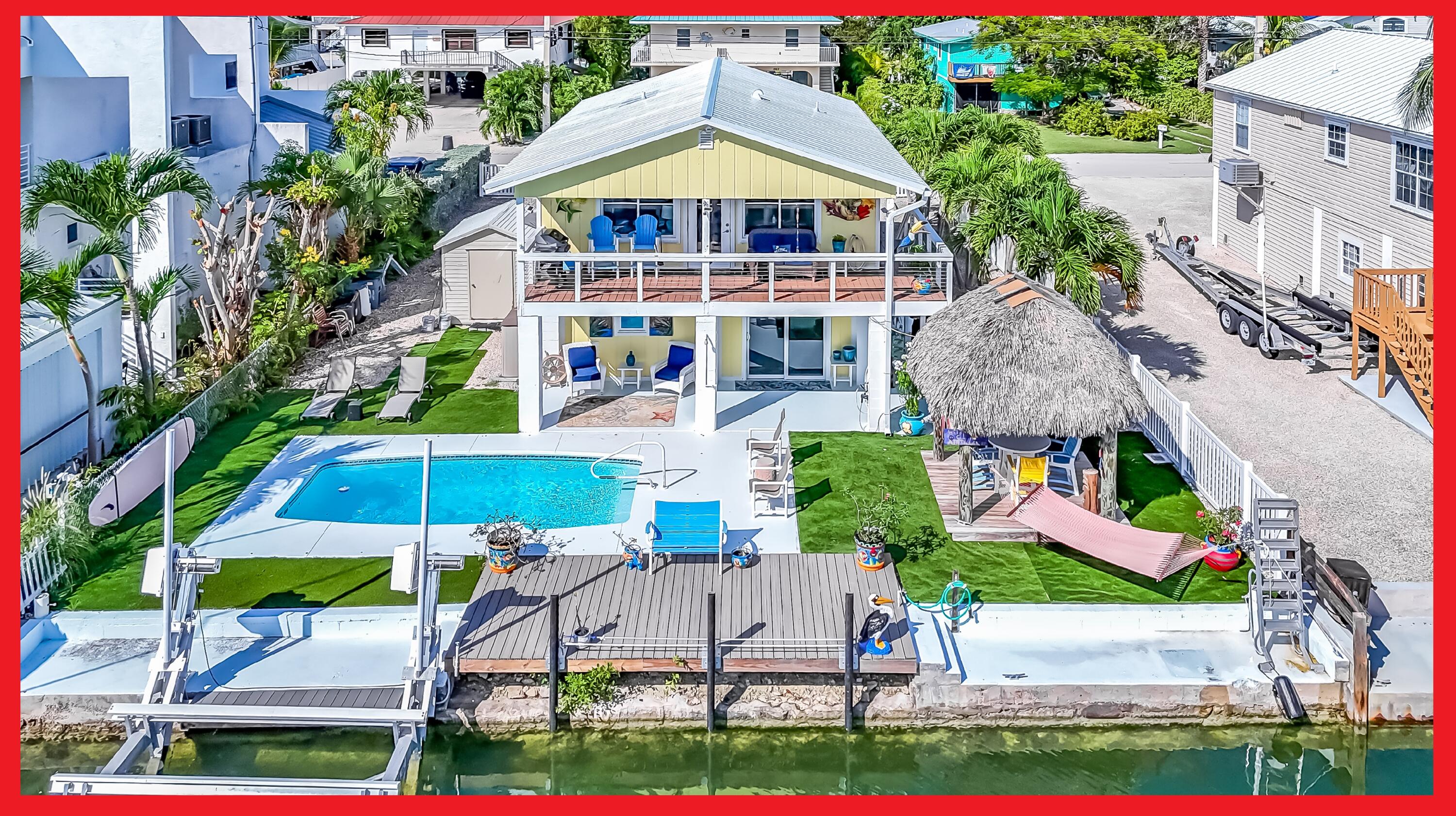 Canal Front Home with Ocean Access And P