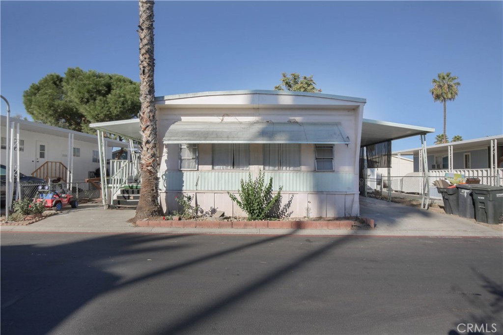 a view of a house with a patio