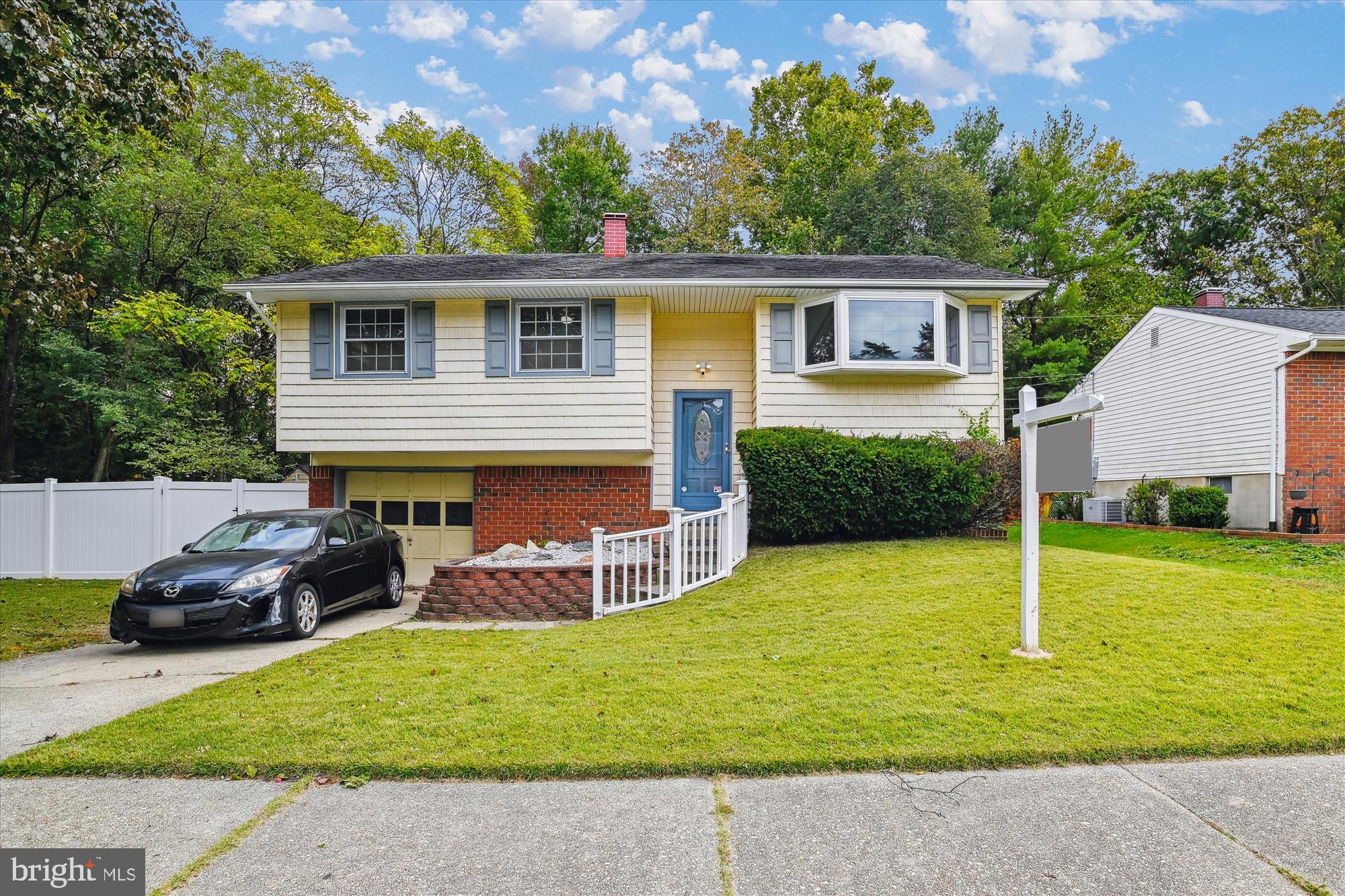 a view of a house with a patio