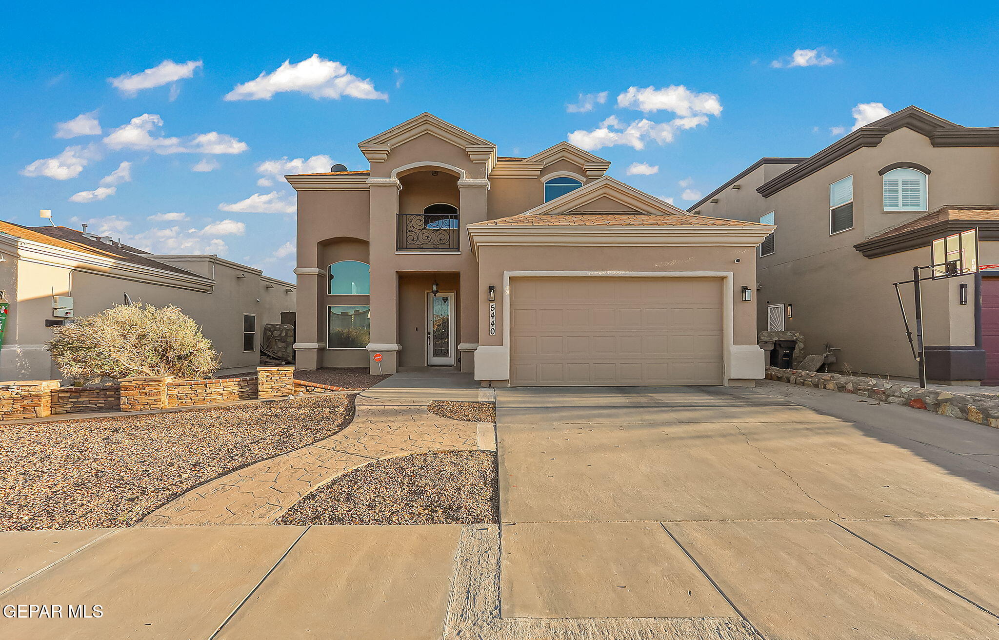 a view of a house with a outdoor space