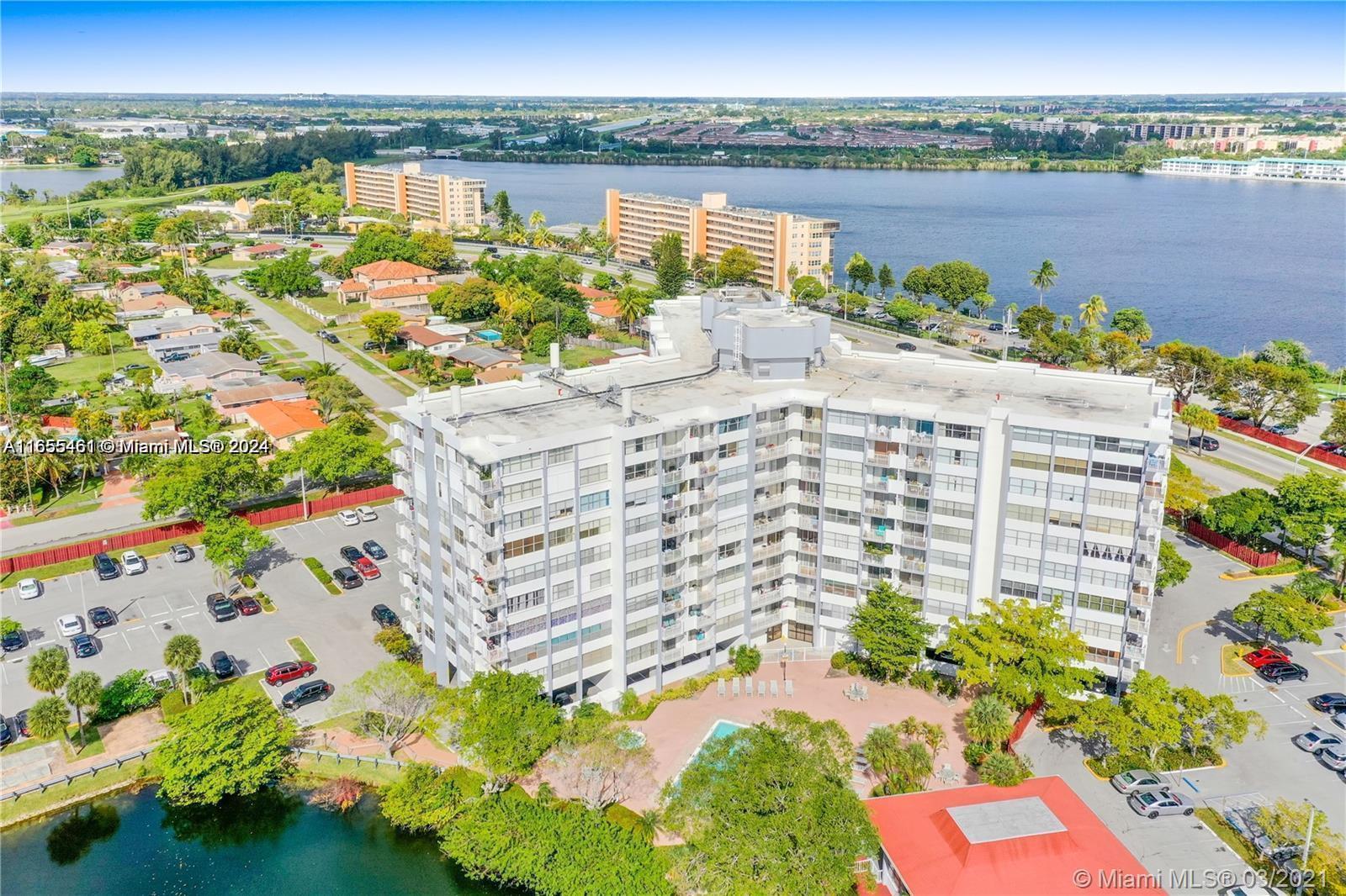 a view of lake with outdoor space