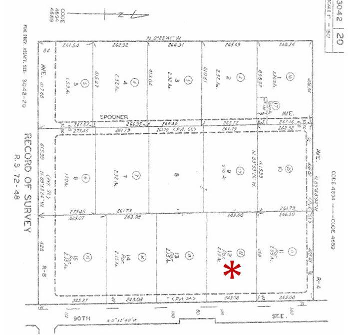 37729 90th St E - jpeg of Plat Map Marke