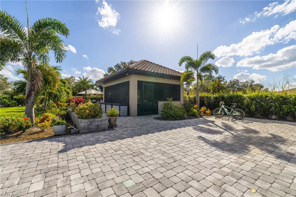 a house with garden in front of it