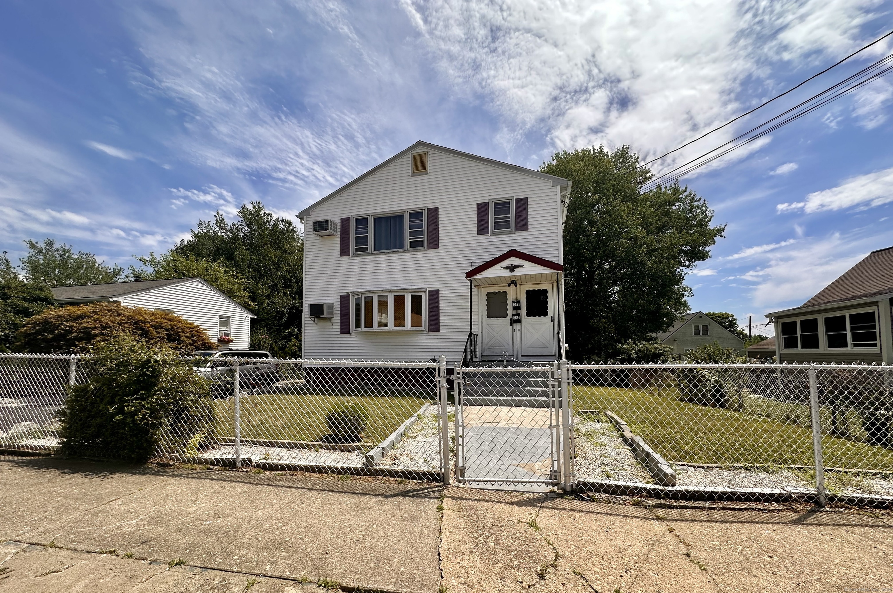 a view of house with outdoor space