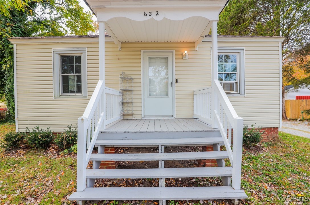 View of property entrance