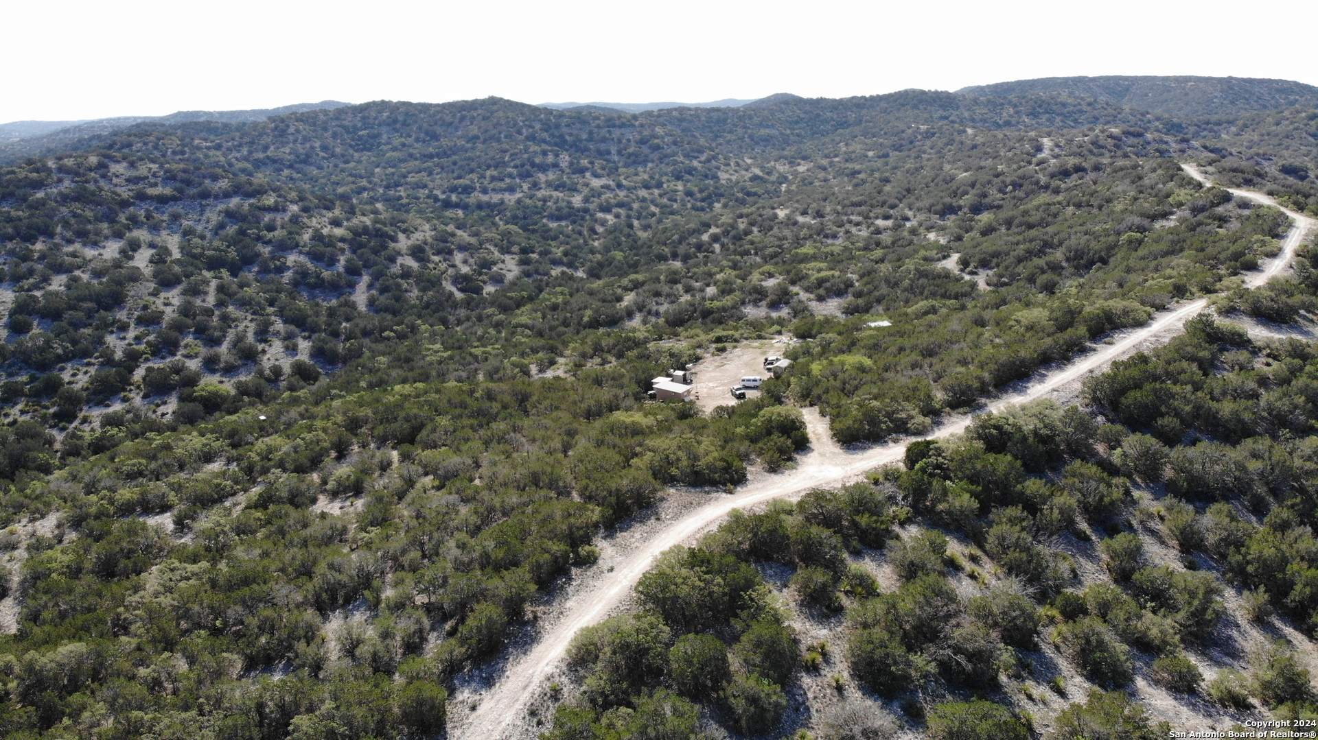 an aerial view of forest