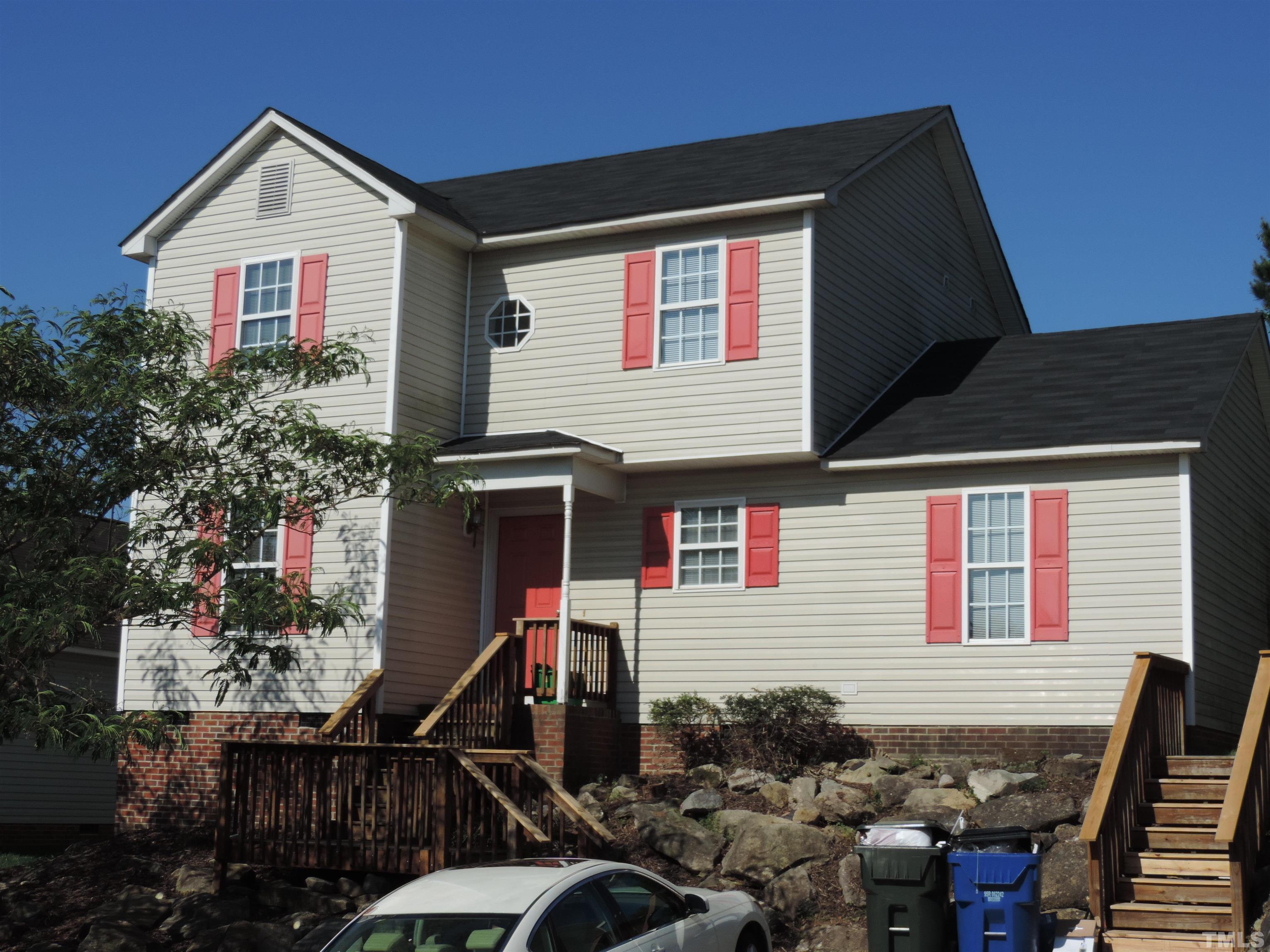 a view of a house with a patio