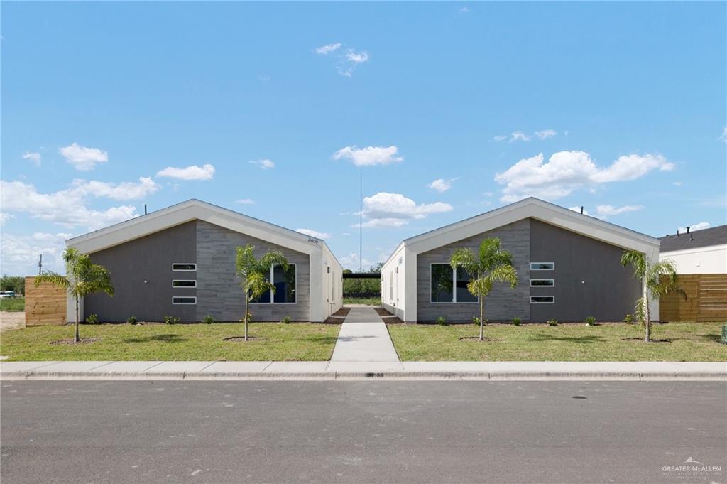 a view of a house with a outdoor space