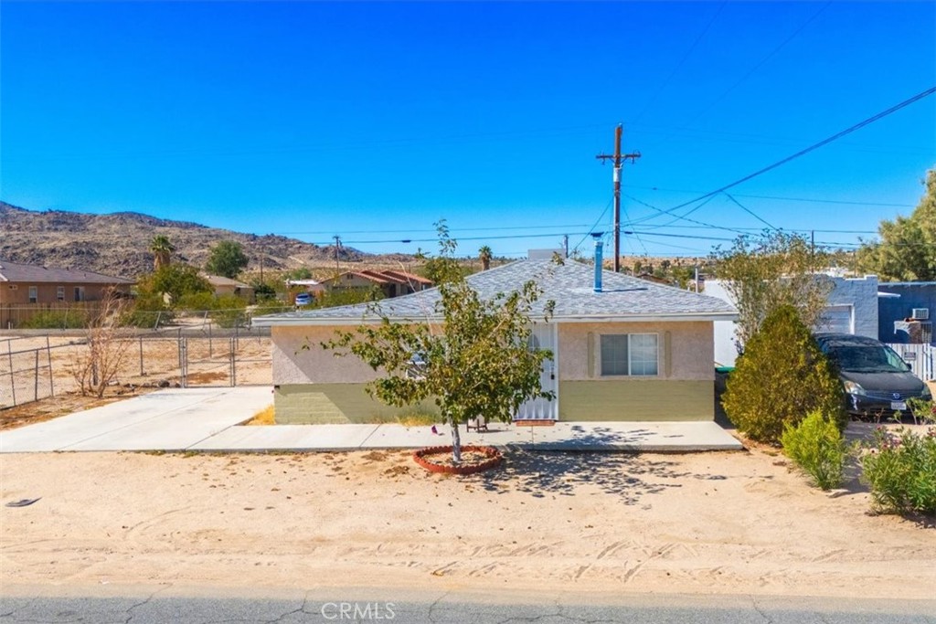 a view of a house with a ocean view