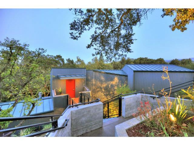 a view of a couches on the roof deck